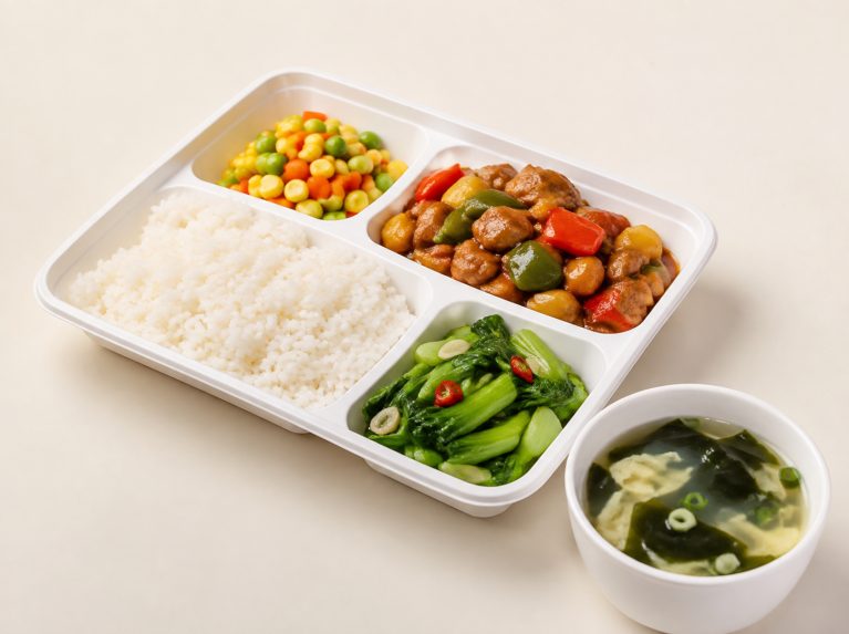 歙县企业盒饭与商务用餐配送